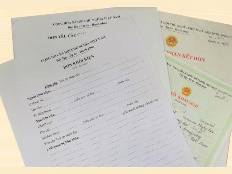 mẫu đơn ly hôn thuận tình