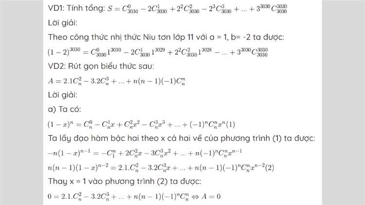nhi thuc newton